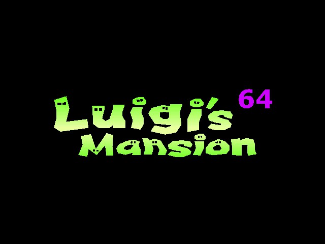 Luigi's Mansion 64 (alpha)
